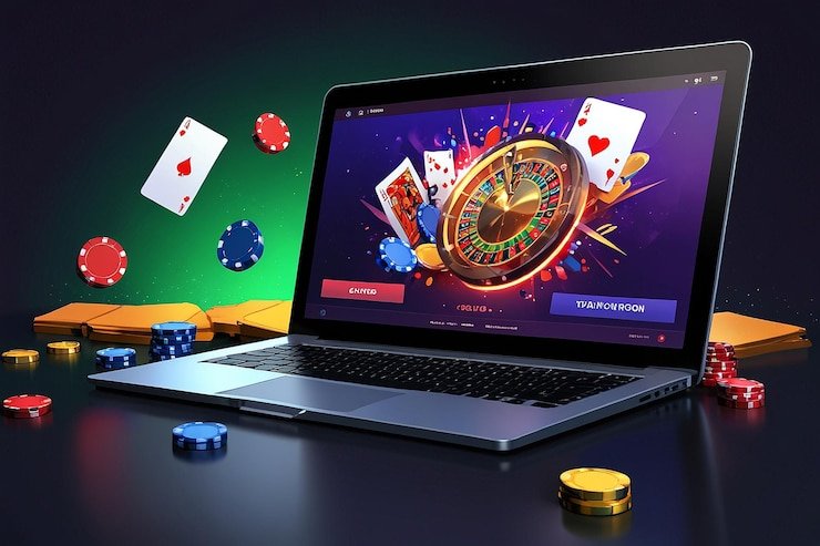 Layar taruhan European Roulette menampilkan layout meja dan pilihan taruhan